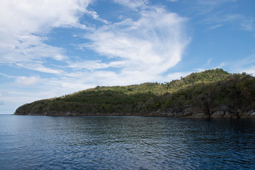 Racha Yai island off the southern coast of Phuket Thailand.