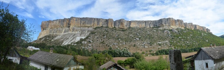 Fototapeta na wymiar Limestone caves on the Crimean peninsula