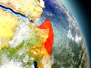 Somalia from space