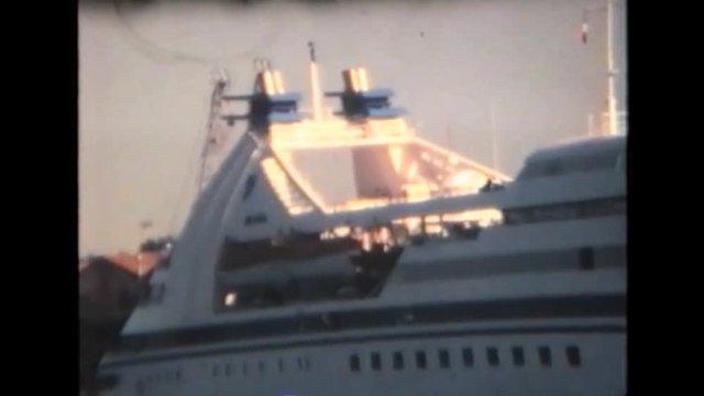 Vintage Super 8:Venice 1990 - Cruise Ship