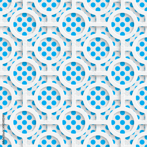 "Seamless Elegant Pattern. Abstract Three-dimensional Background" Stock