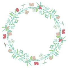 Wreaths, Branches, Laurels with Herbs, Plants and Flowers