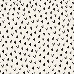 Retro geometric line shapes seamless patterns. Abstract jumble textures. Black and white scattered shapes