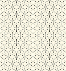 Seamless Star Pattern. Vector Black and White Christmas Background