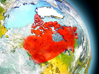 Canada from space