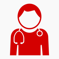 Doctor web icon vector illustration design.