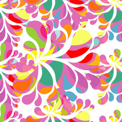 Fototapeta na wymiar Abstract colorful drops background. Vector illustration. 