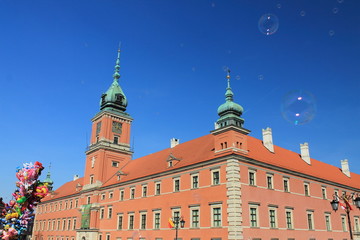 Obraz premium The Royal Castle in Warsaw, Poland 