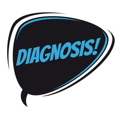 diagnosis retro speech balloon