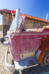 Old fire truck in Death Valley