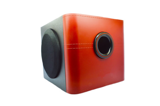 New red subwoofer