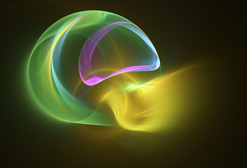 Abstract fractal illustration for creative design