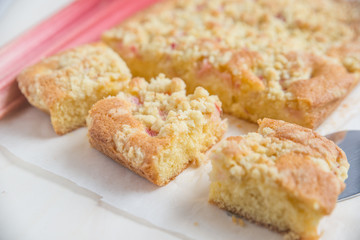 Rhabarber Kuchen 