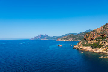 Obraz premium Look at the Corsica sea