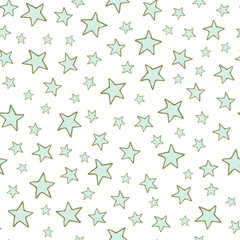 Stars seamless pattern