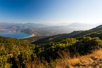 Fototapeta na wymiar Corsica national nature park Scandola