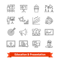 Fototapeta premium Online education and Academic presentation