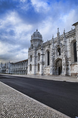 Fototapeta premium Jeronimo monastery in lisbon, portugal . unesco world heritage site