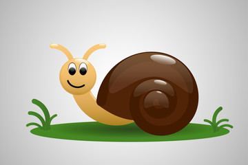 snail cartoon illustration