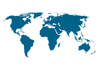 Fototapeta na wymiar Vector Illustration of a World Map