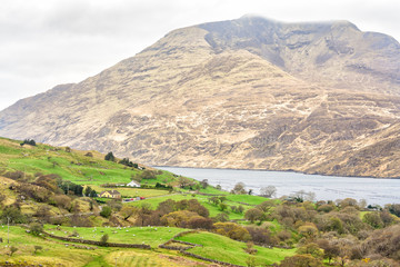 amazing landscape of connemara national park, Ireland