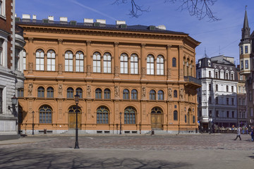 Fototapeta na wymiar Riga Lettland historische Architektur Kunstmuseum