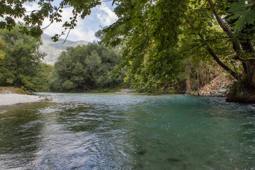 Aheron river, Thesprotia, Epirus, Greece