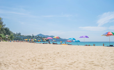 Fototapeta na wymiar Beautiful Phuket Thailand Summer Beach