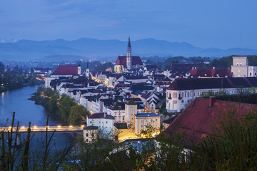 Fototapeta premium Stadtpfarrkirche in Steyr