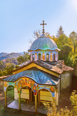 Fototapeta na wymiar Church of Sokolski Orthodox Monastery