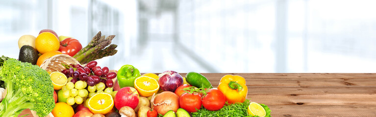 Vegetables and fruits.
