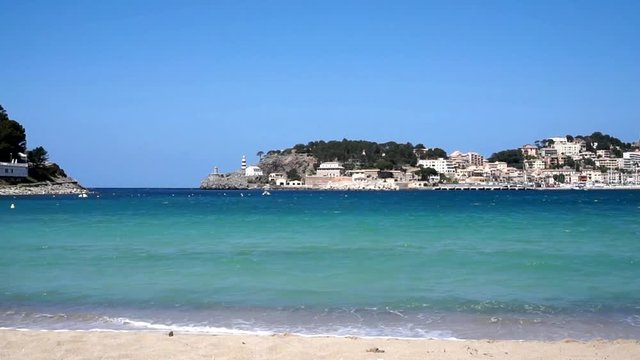 Panorama Port de S&oacute;ller, Mallorca, Spanien
