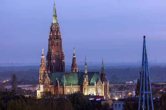 St. Mary's Basilica in Dabrowa Gornicza