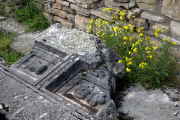 The ruins of the ancient Roman town 