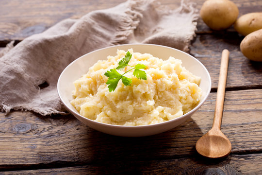 Bowl Of Mashed Potatoes