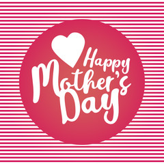 Happy mother s day. Vector.Can be used to design postcards.