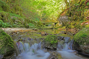 Wasserfall, Verenaschlucht, Solothurn, Schweiz
