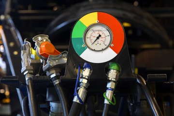 Industrial measurement device closeup
