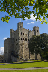 Fototapeta na wymiar Rochester Castle in Kent, UK