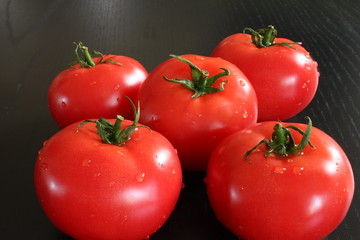 Red fresh  tomatoes