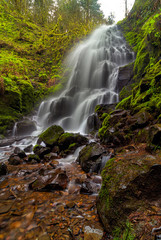 Fairy Falls in Columbia Gorge Oregon