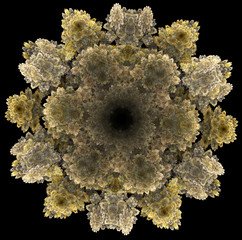 Obraz premium Abstract fractal illustration for creative design