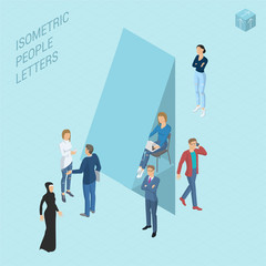 Isometric numbers with people