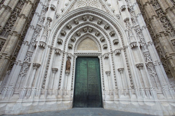 Obraz premium The Cathedral of Saint Mary of the See in Seville