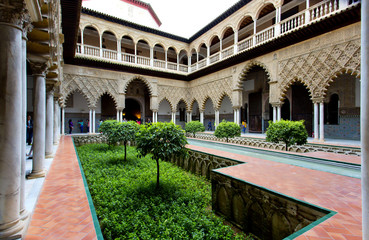 Obraz premium Real Alcazar in Seville, Andalusia