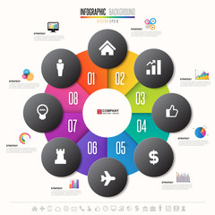 Infographics design template