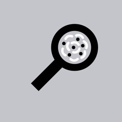 scientific laboratory line icon isolated vector illustration design