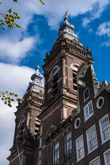 Fototapeta na wymiar St. Nikolaus Basilika Amsterdam Frontansicht