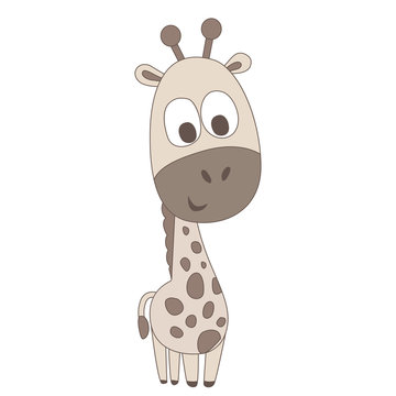 Cute giraffe print for kids