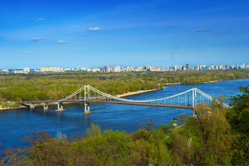 Trukhaniv bridge in Kiev